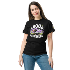 Halloween Boo Dachshund Unisex Classic Tee