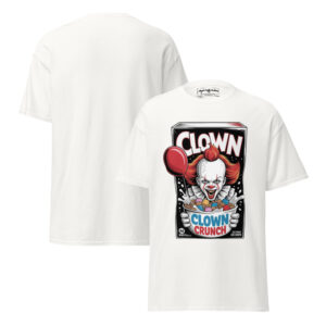 Halloween Clown Crunch Cereal White Unisex Classic Tee