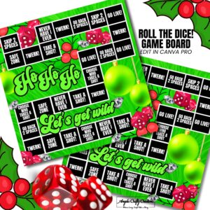 Canva Christmas Game Board Bundle