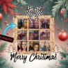 9 Section Pictures Box Frame - Merry Christmas